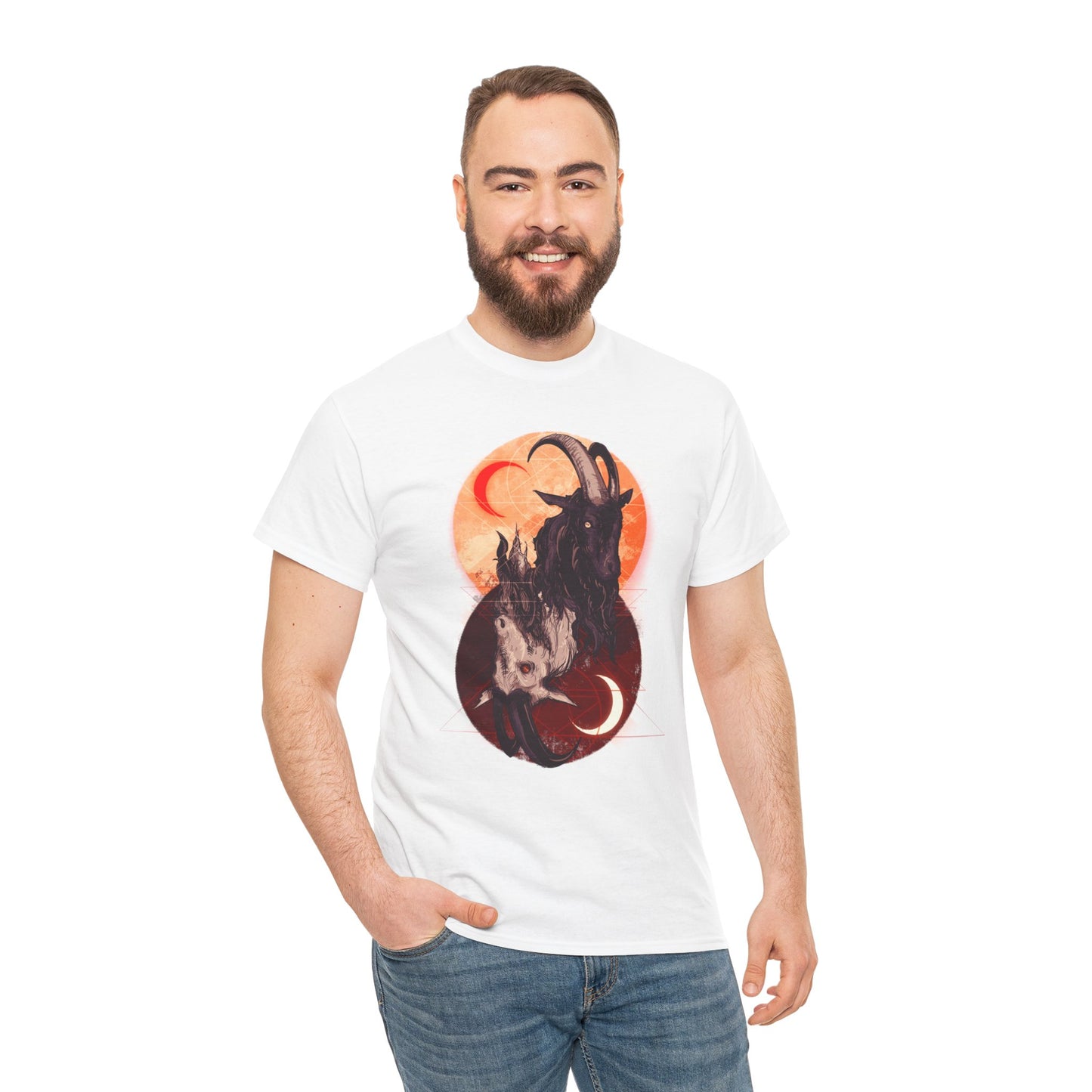 As Above So Below V Unisex Heavy Cotton Tee