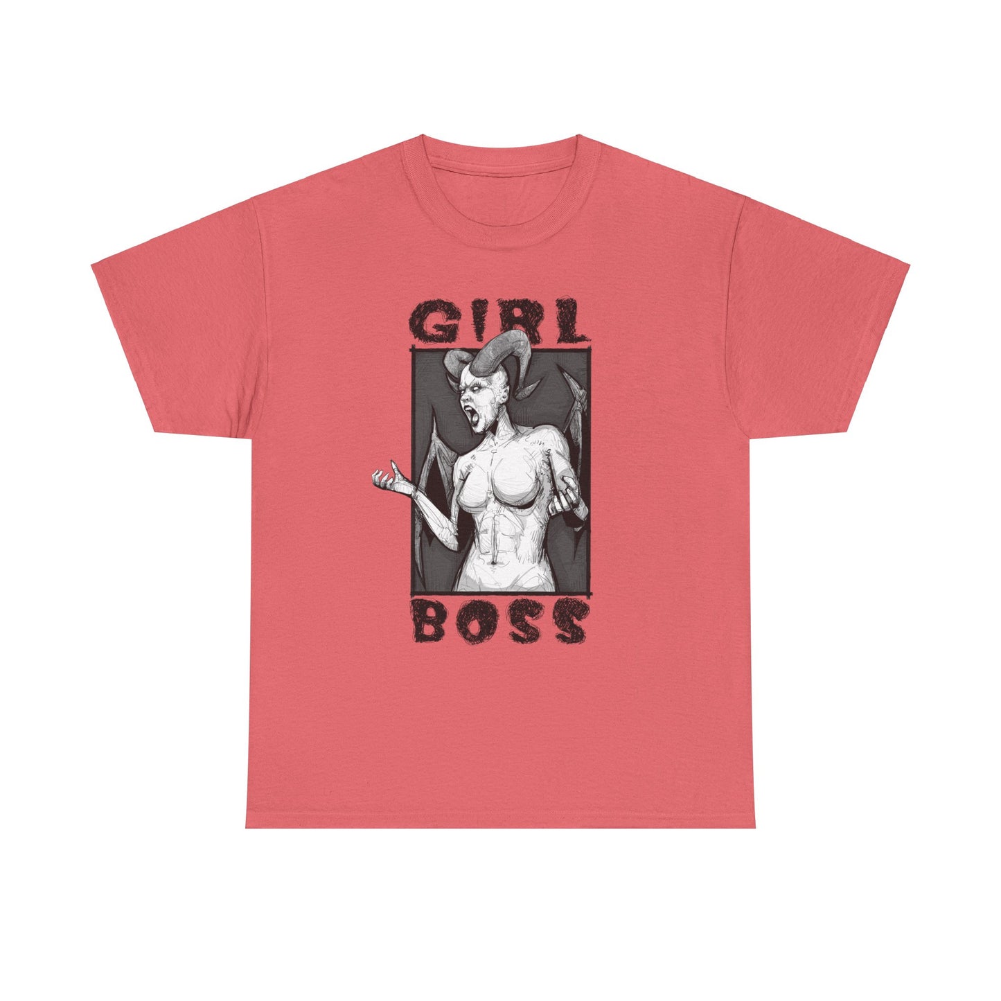 Girl Boss Unisex Heavy Cotton Tee
