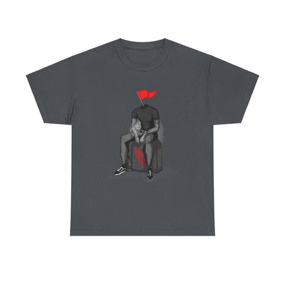 Red Flag Male Unisex Heavy Cotton Tee
