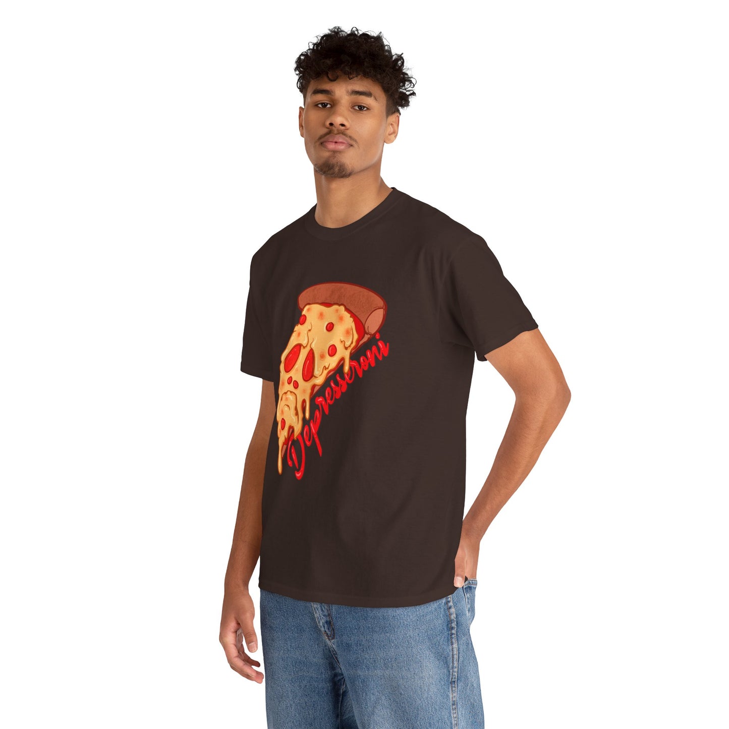 Depresseroni Unisex Heavy Cotton Tee