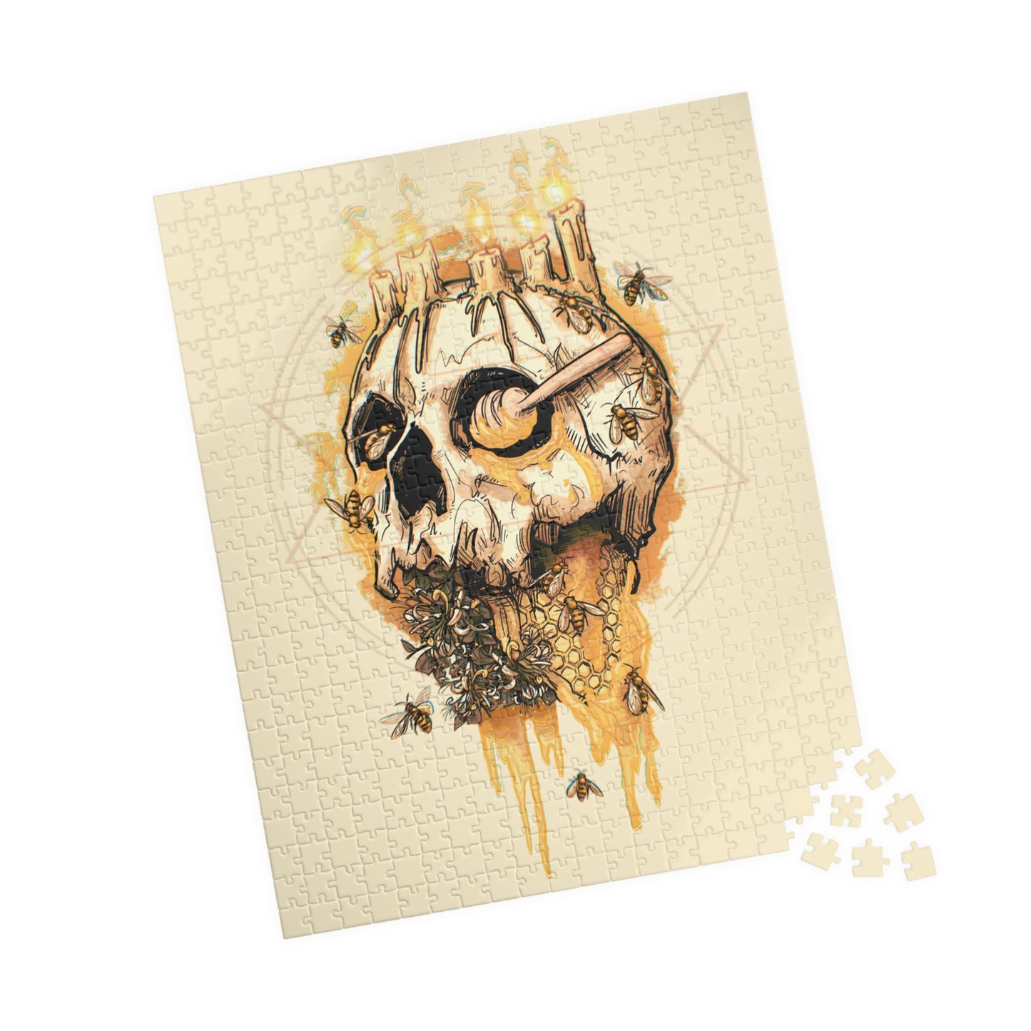 Elemental Skull Honeycore Puzzle (110, 252, 500, 1014-piece)