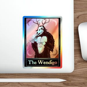 The Wendigo Tarot Holographic Die-cut Stickers