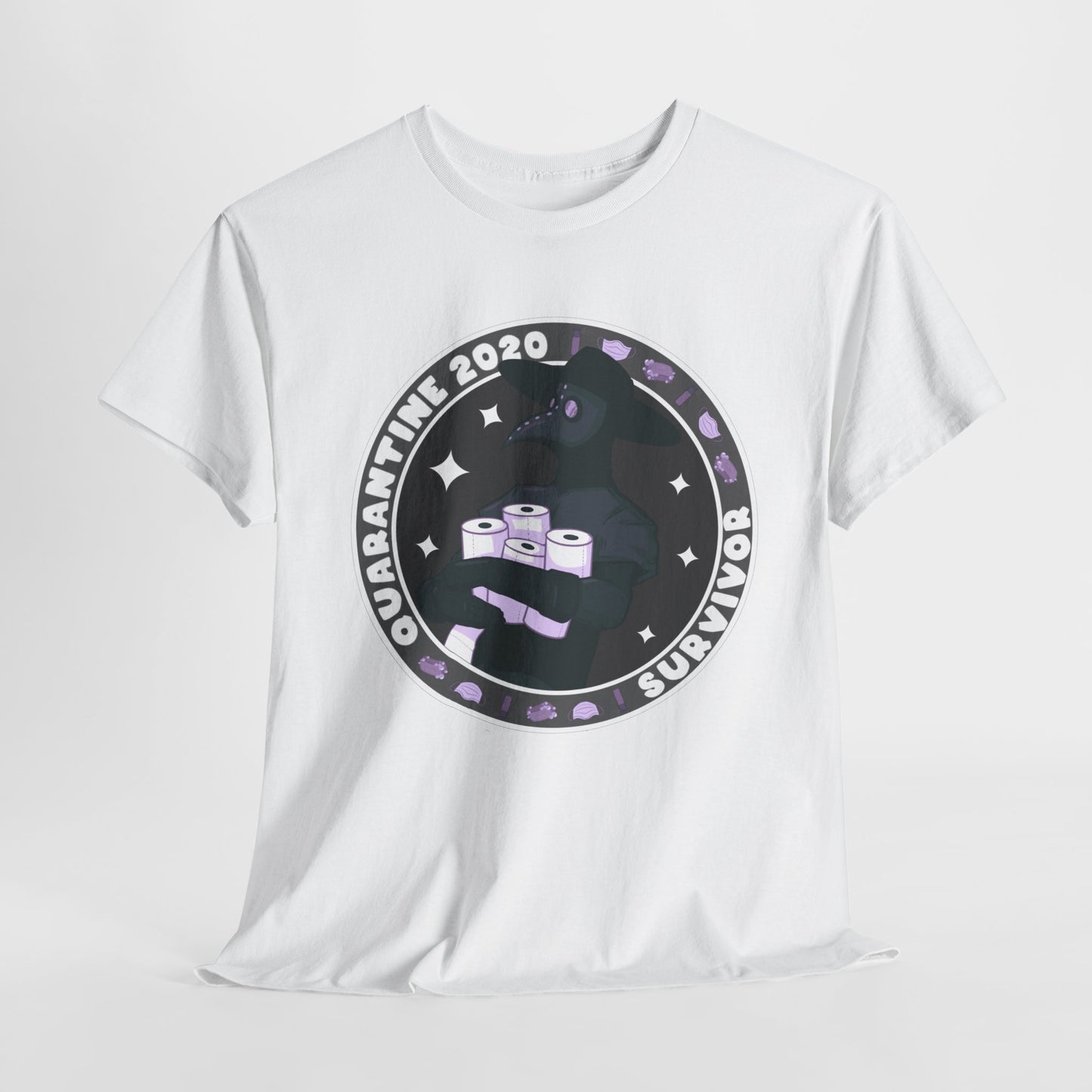Quarantine 2020 Survivor Unisex Heavy Cotton Tee