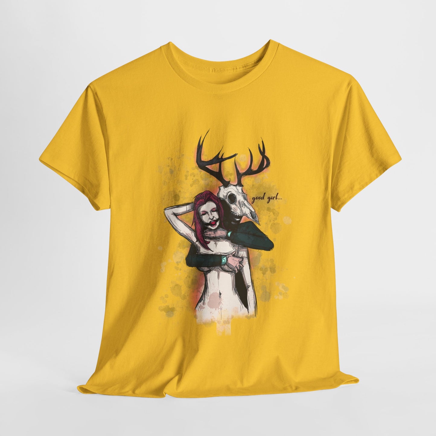 Deer Daddy Series 3: Good Girl Unisex Heavy Cotton Tee
