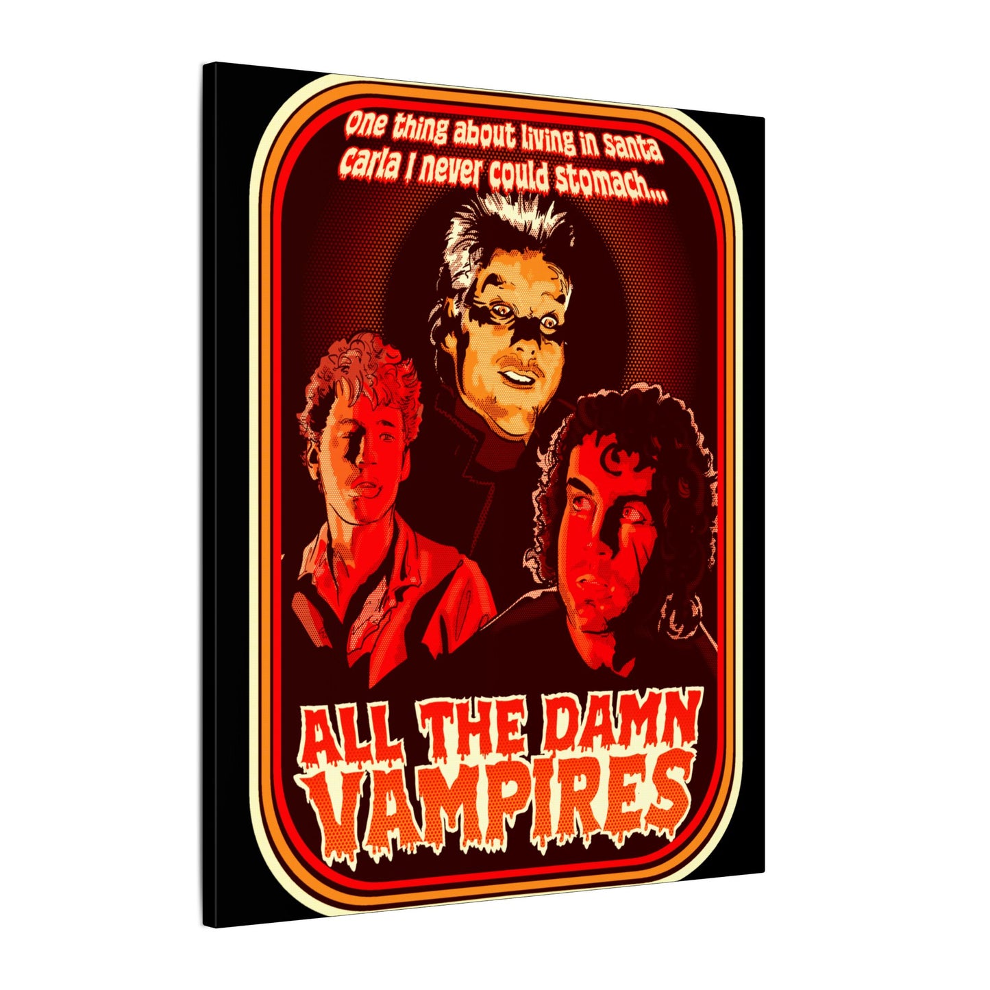 All The Damn Vampires Matte Canvas Stretched