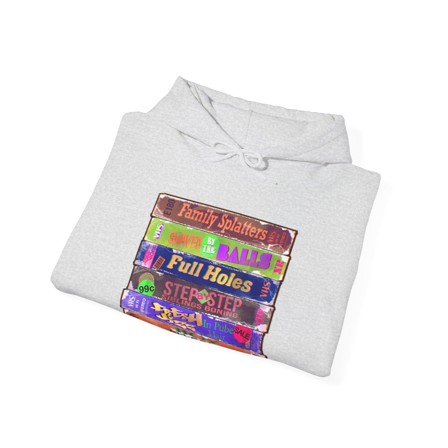 Adult 90s VHS Unisex Heavy Blend Hooded Sweatshirt