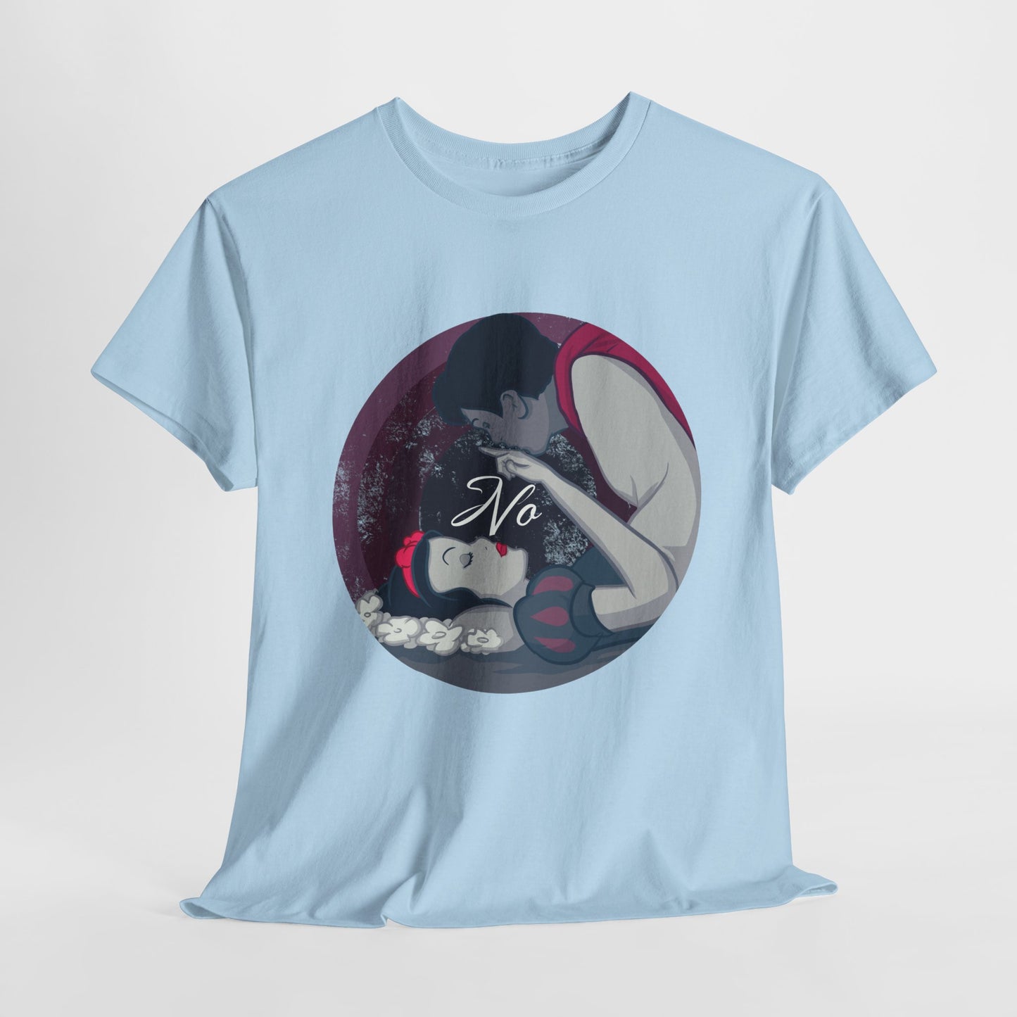 No White Unisex Heavy Cotton Tee