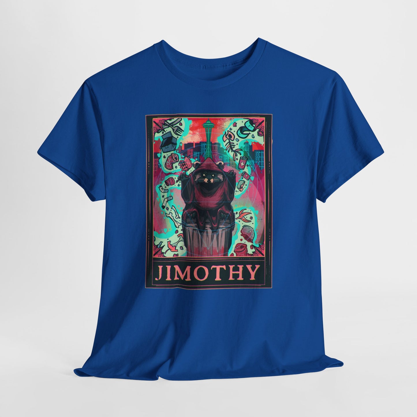 Trash Wizard Jimothy Tarot Unisex Heavy Cotton Tee