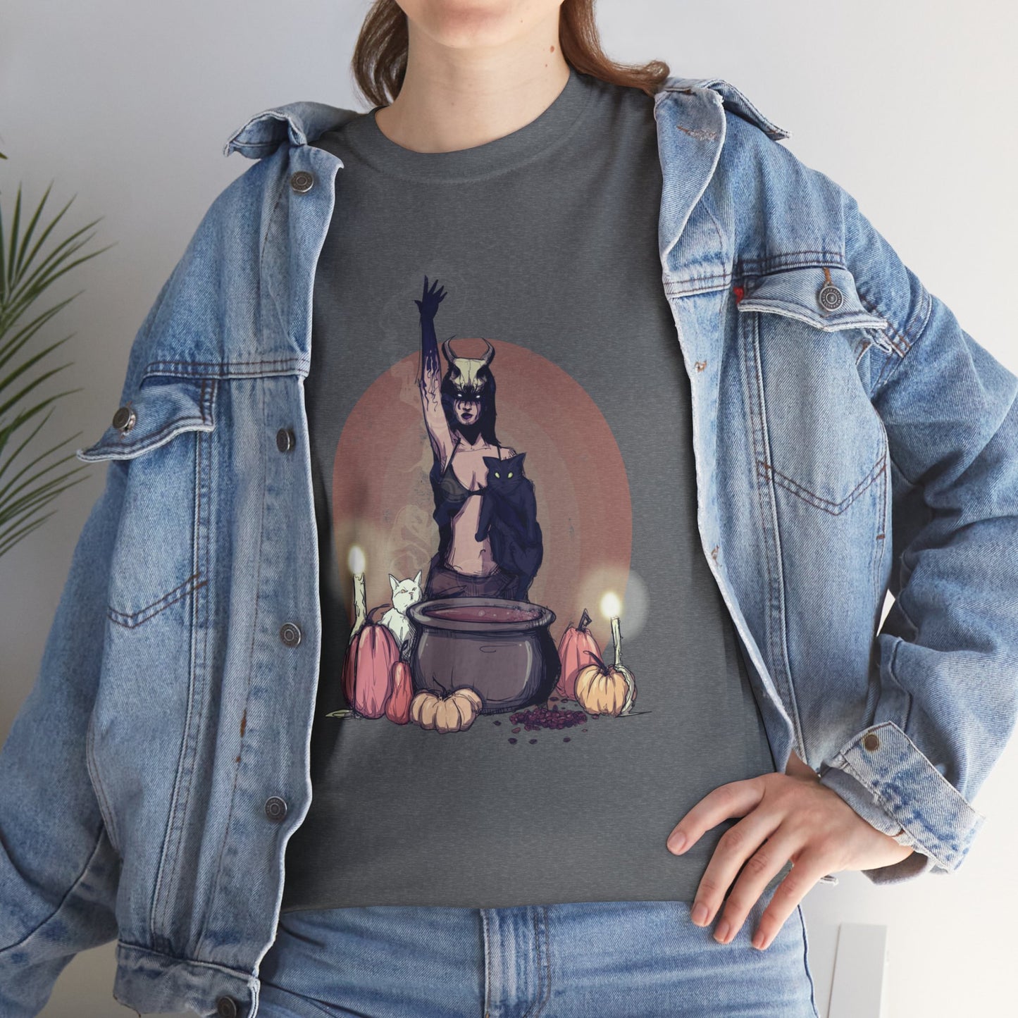 Coffee Witch Unisex Heavy Cotton Tee