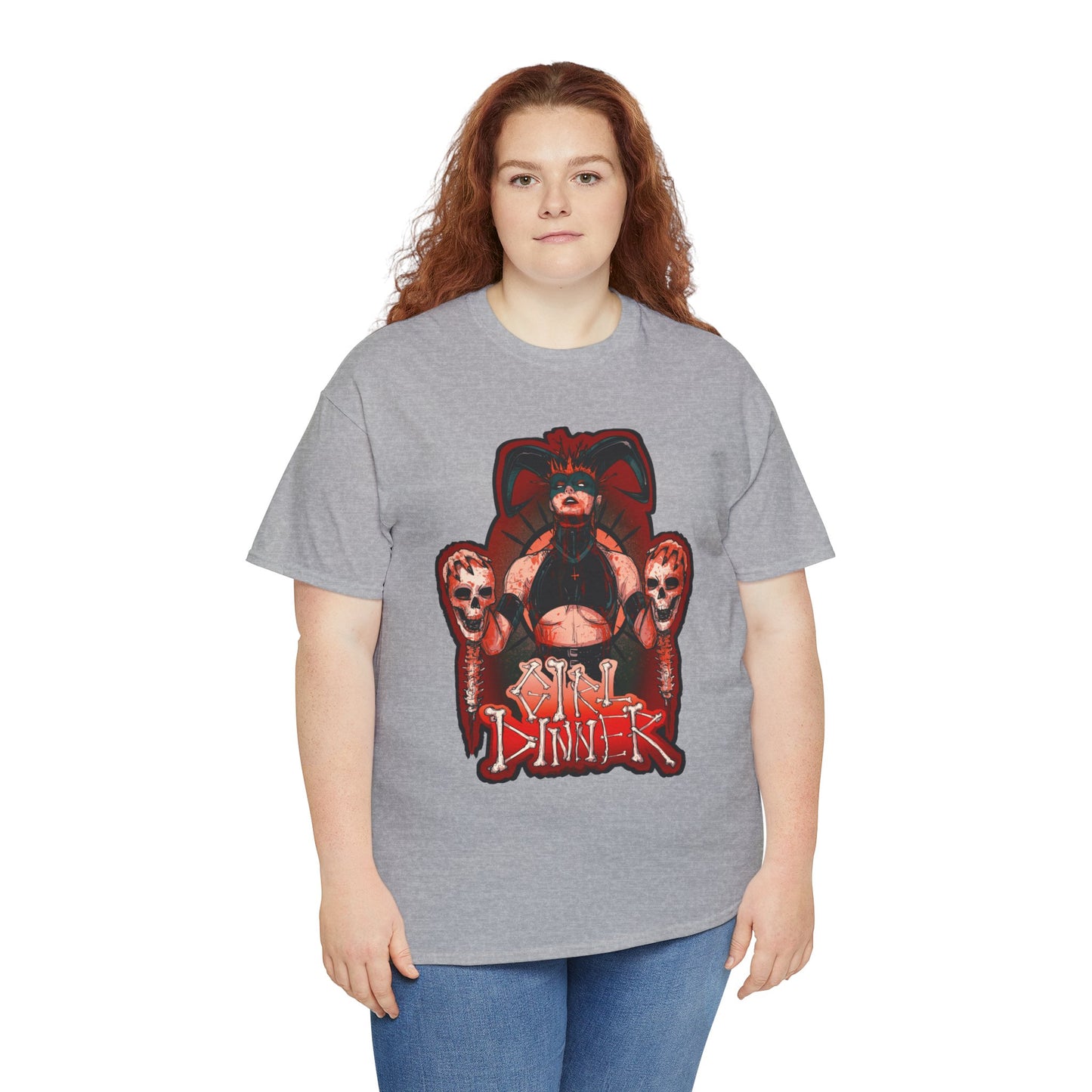 Girl Dinner Unisex Heavy Cotton Tee