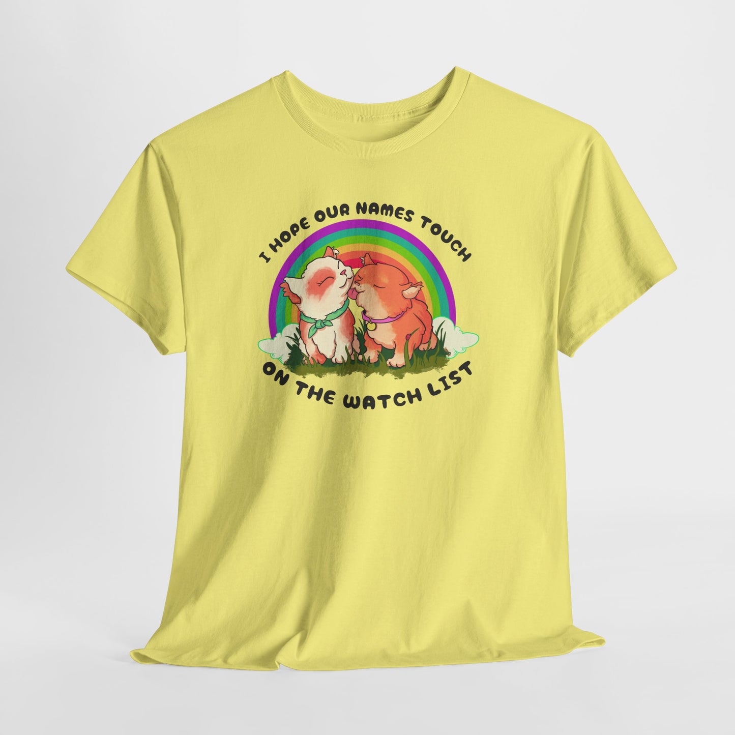 Watchlist Cats Unisex Heavy Cotton Tee