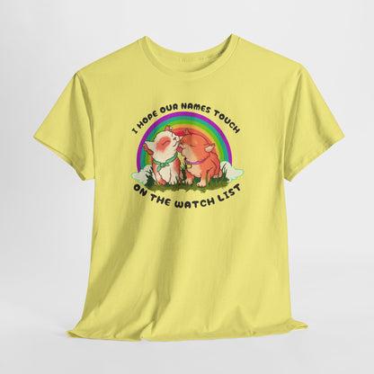 Watchlist Cats Unisex Heavy Cotton Tee