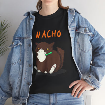 Nacho The Cat Unisex Heavy Cotton Tee