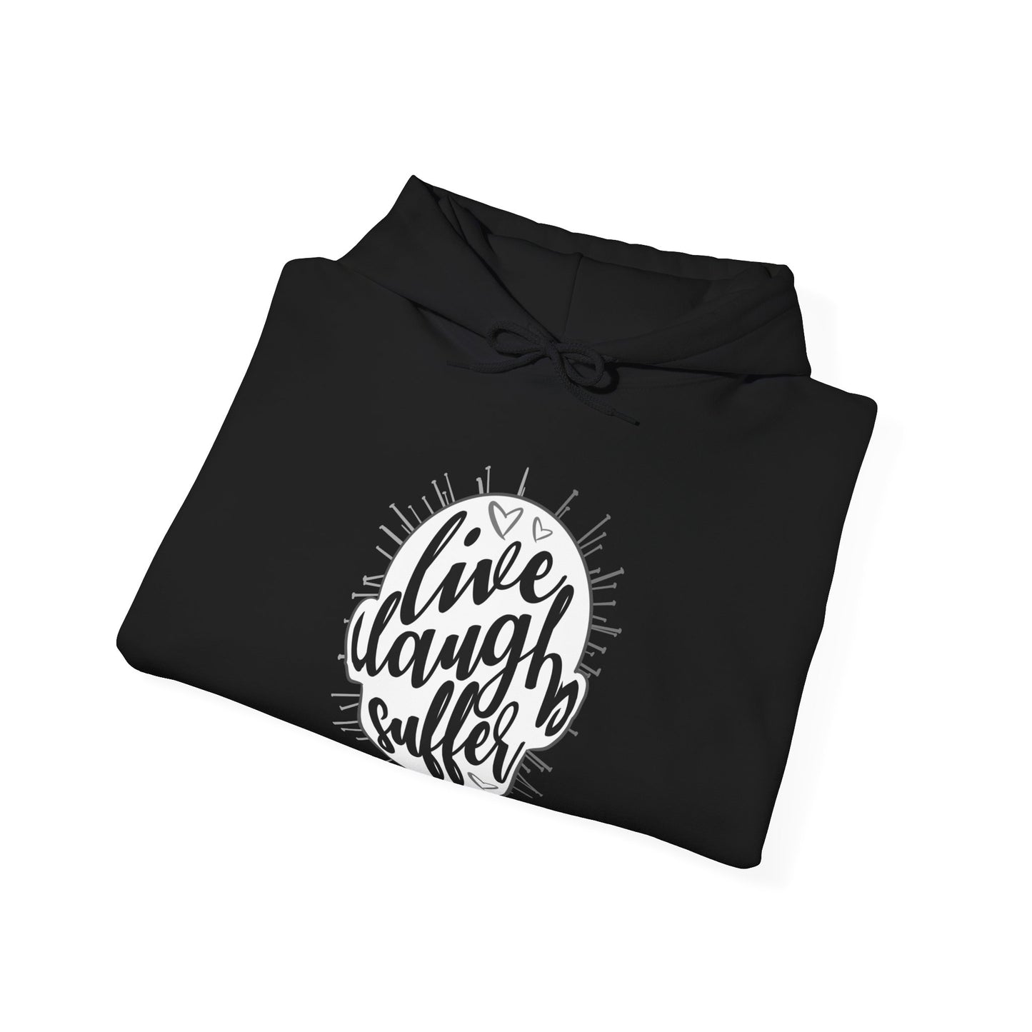 Live Laugh Suffer II Unisex Heavy Blend Hooded Sweatshirt