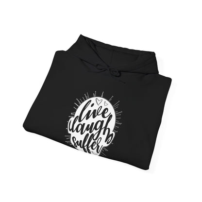 Live Laugh Suffer II Unisex Heavy Blend Hooded Sweatshirt