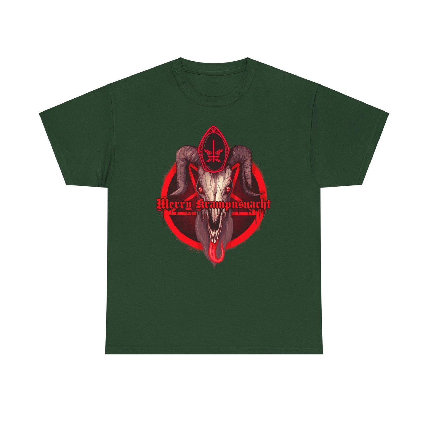Merry Krampusnacht Unisex Heavy Cotton Tee