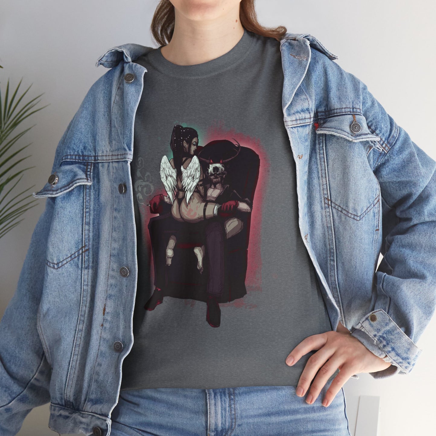 Deer Daddy Series 9: Angels & Demons Unisex Heavy Cotton Tee