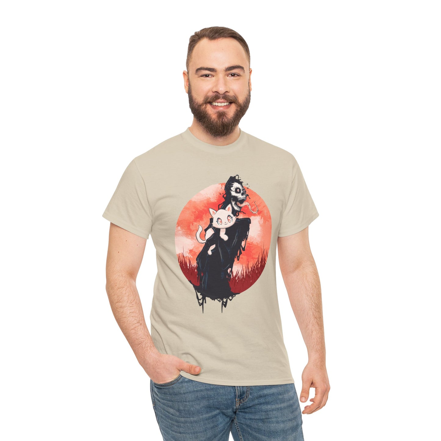 Cat Person Unisex Heavy Cotton Tee
