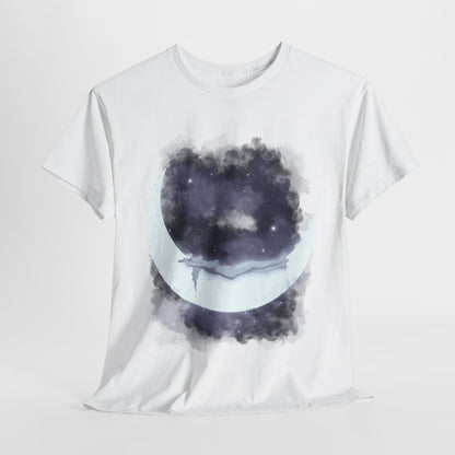 The Girl Who Loved The Moon Unisex Heavy Cotton Tee