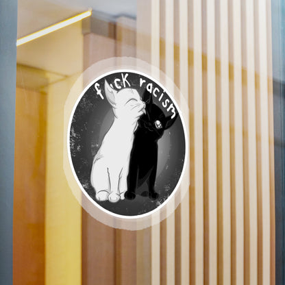 Fuck Racism Kiss-Cut Vinyl Decal