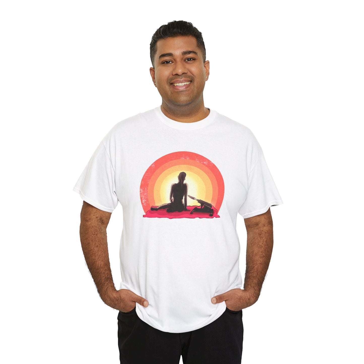 Sunset Unisex Heavy Cotton Tee