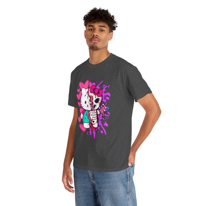 Zombie Kitty Unisex Heavy Cotton Patreon Tee