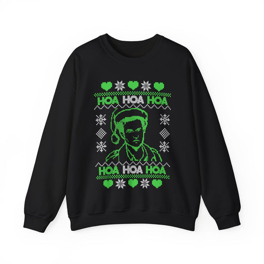 HOA HOA HOA Christmas (Green) Unisex Heavy Blend™ Crewneck Sweatshirt