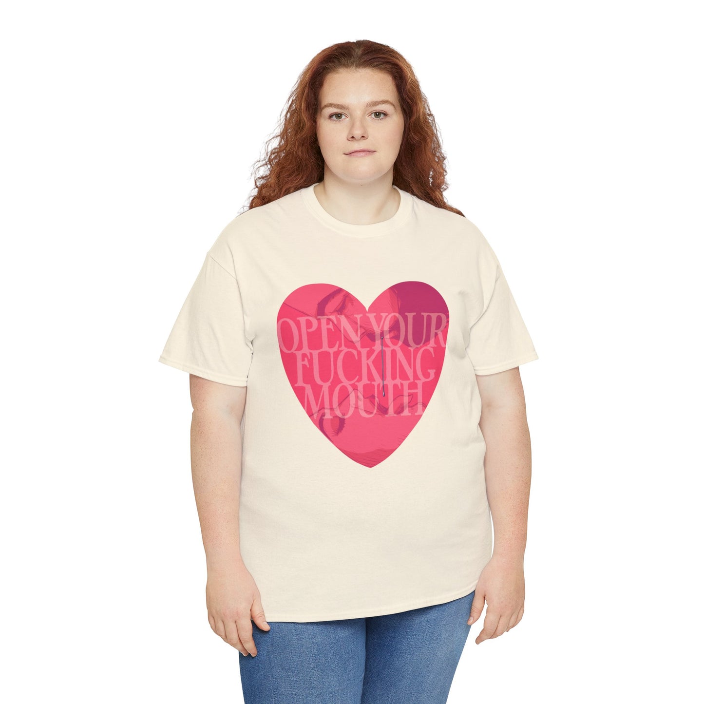 Open Your Mouth Unisex Heavy Cotton Tee
