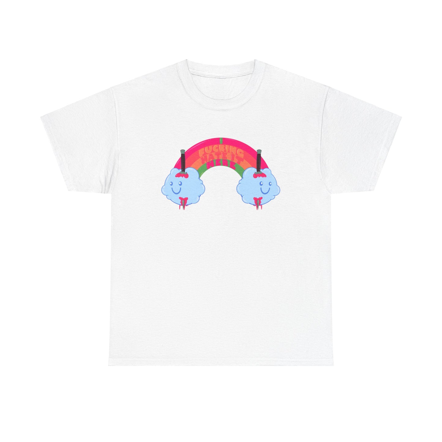 I Fucking Hate It Here Unisex Heavy Cotton Tee