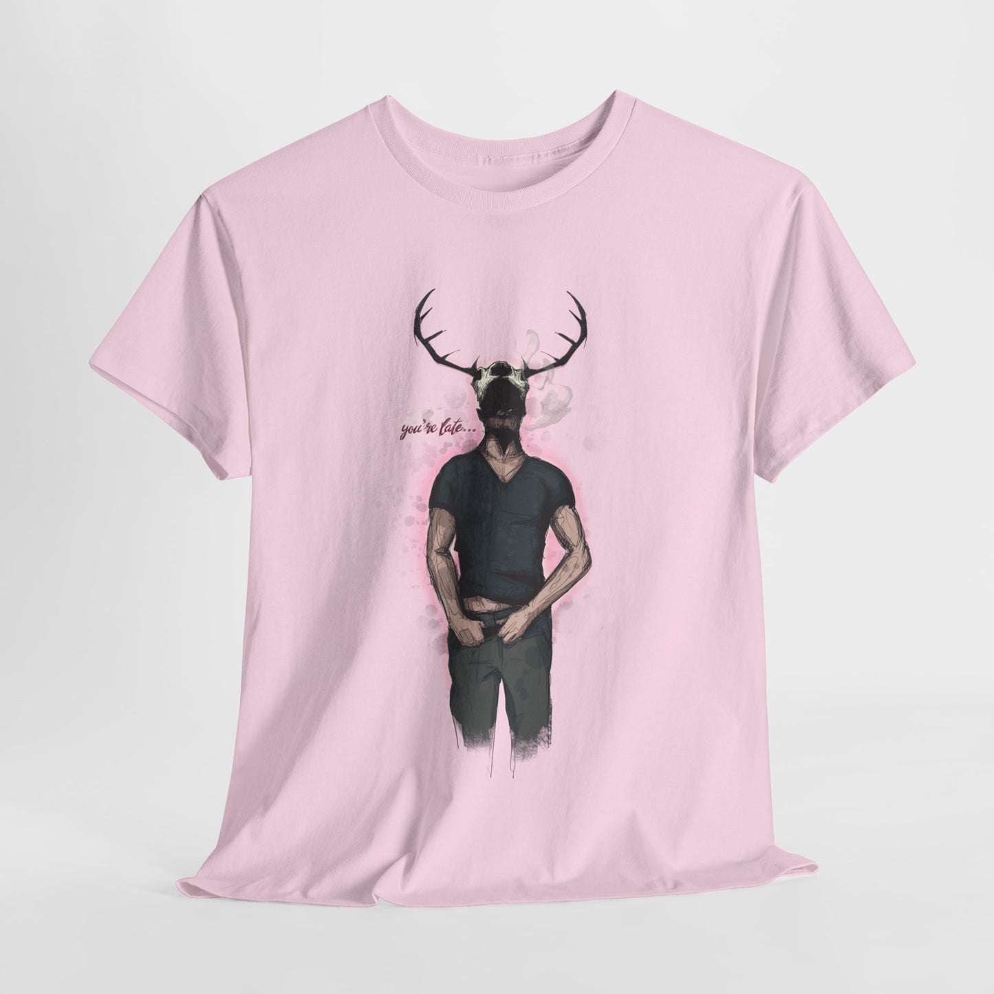 Deer Daddy Series 5: Youre Late Unisex Heavy Cotton Tee