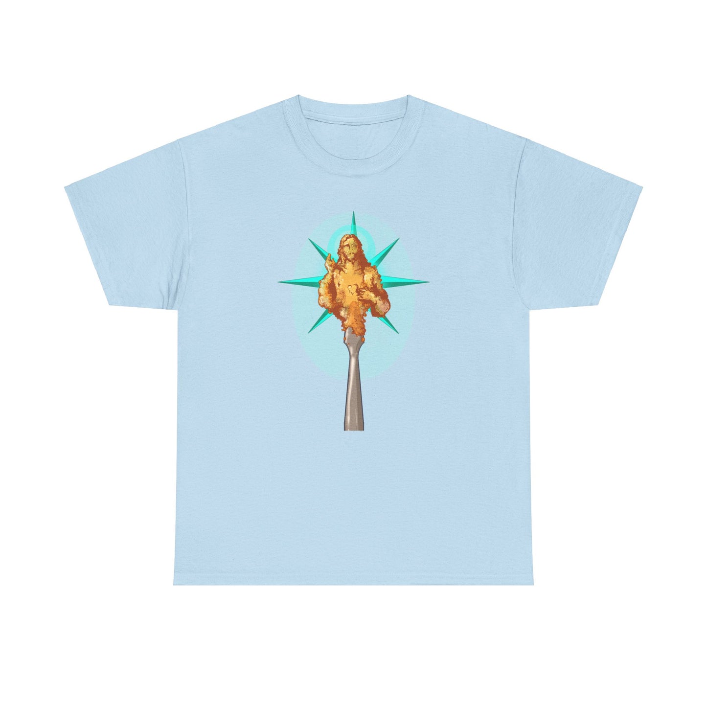 He Is Resin Unisex Heavy Cotton Tee