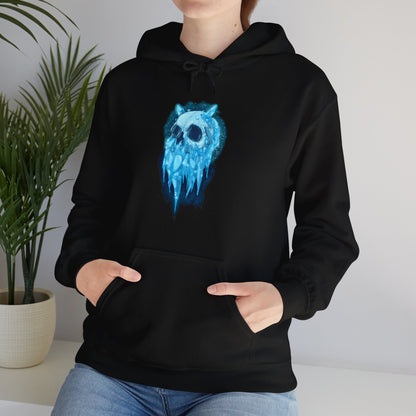 Elemental Skull Ice Unisex Heavy Blend Hooded Sweatshirt