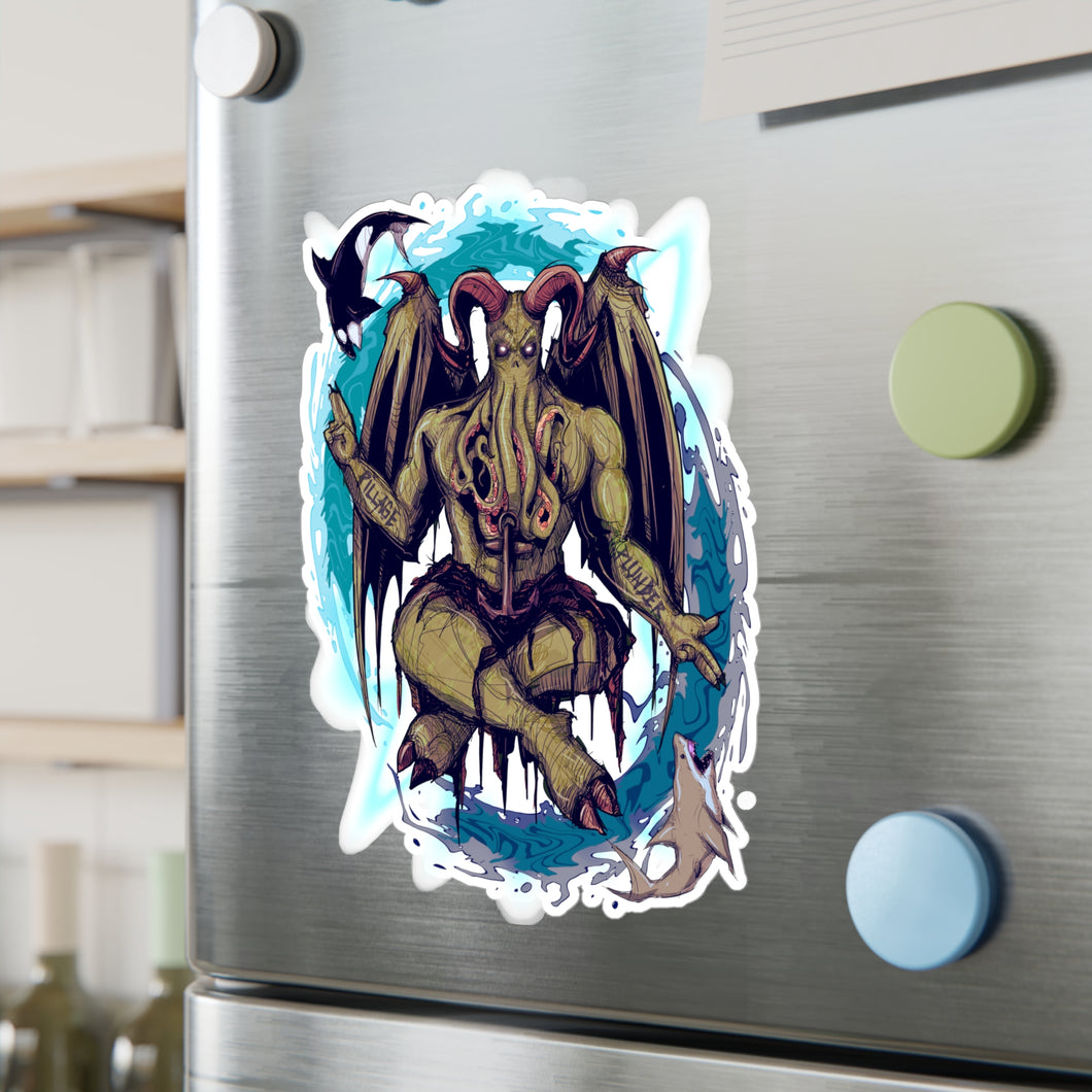 Baphomet Cthulhu Kiss-Cut Vinyl Decal