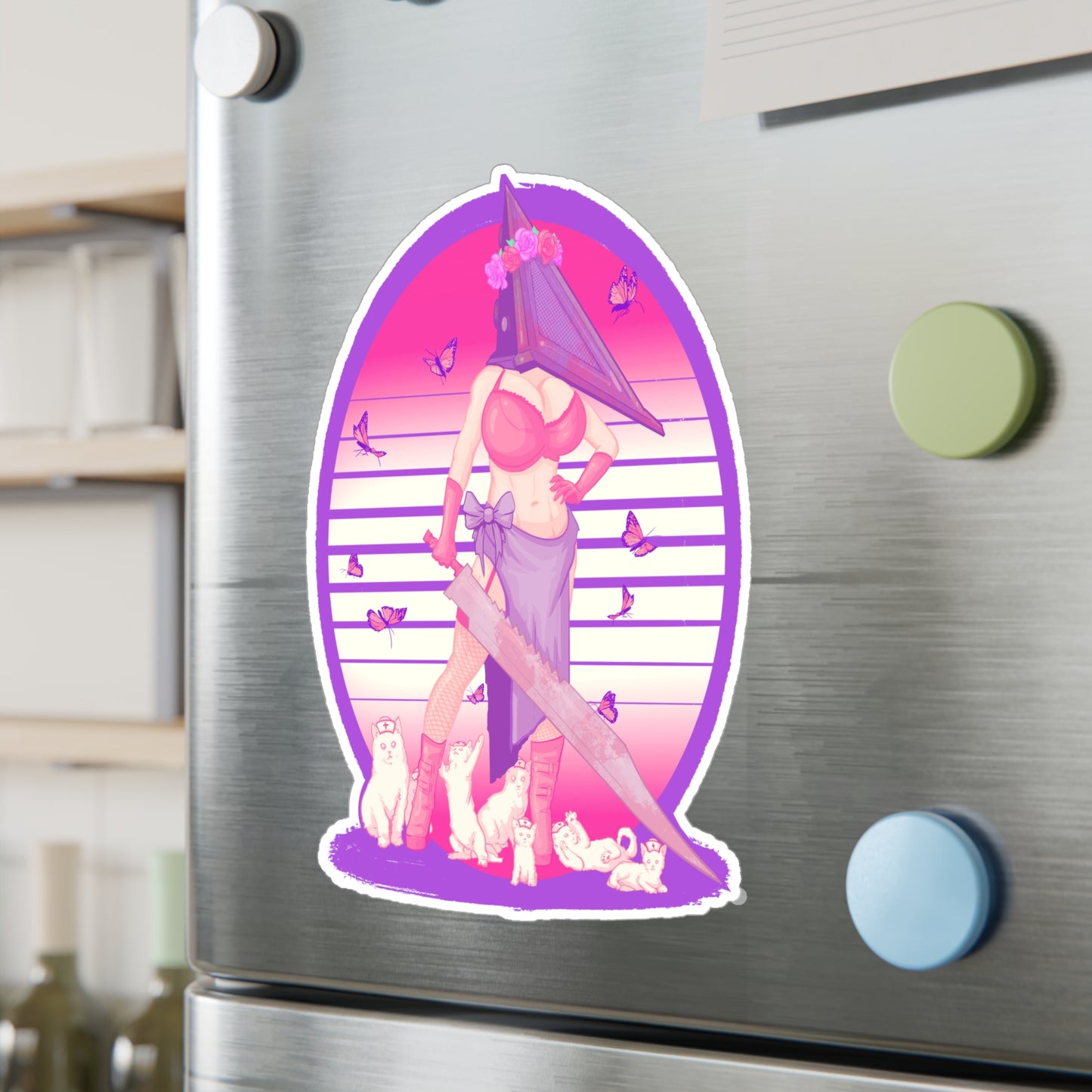 Pyramid Mommy Kiss-Cut Vinyl Decal
