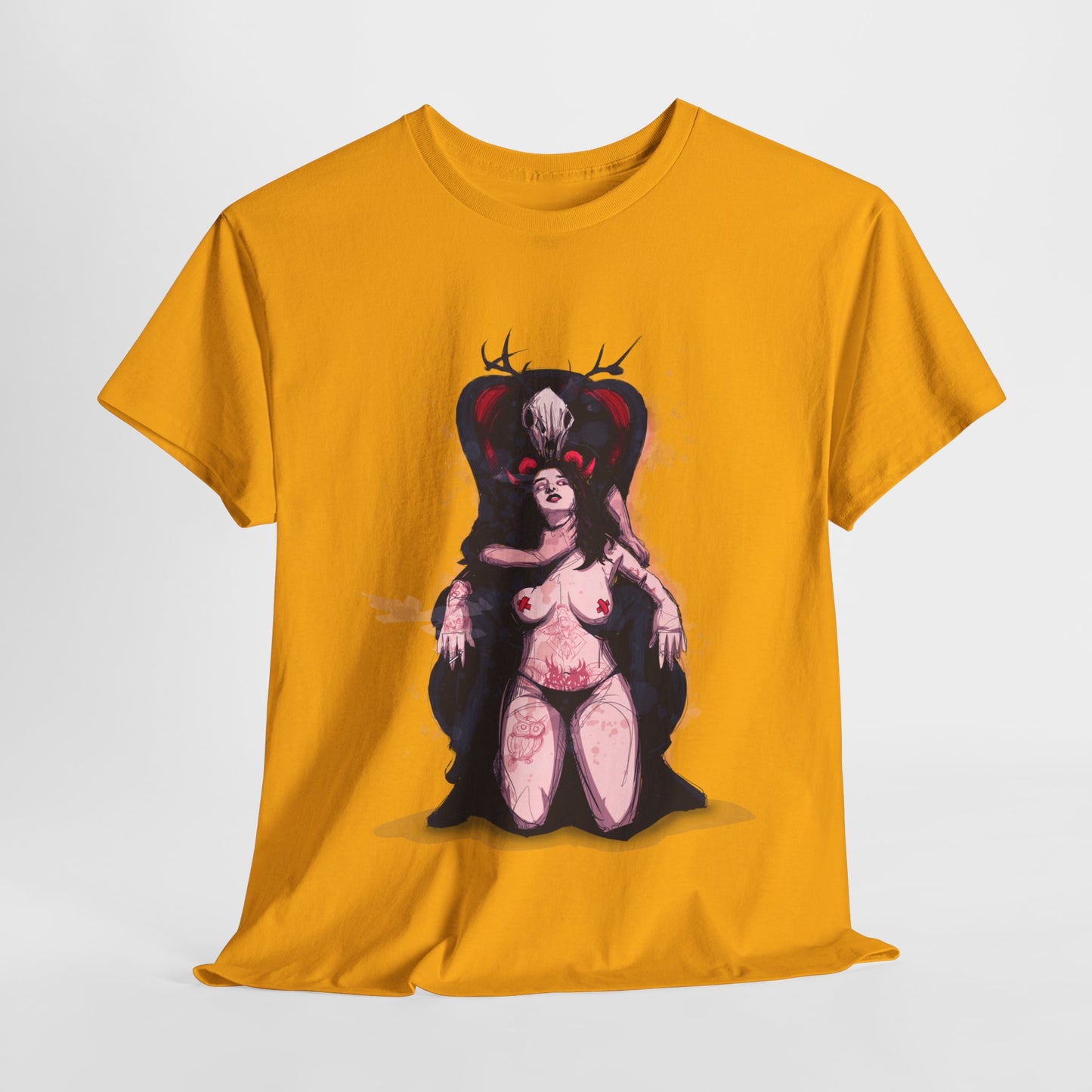 Deer Daddy Series 7: Daddy v Demoni  Unisex Heavy Cotton Tee