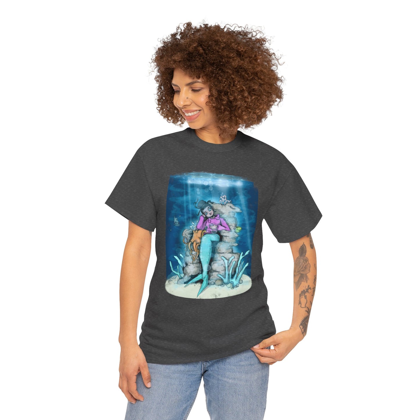 Mermaid Life Unisex Heavy Cotton Tee