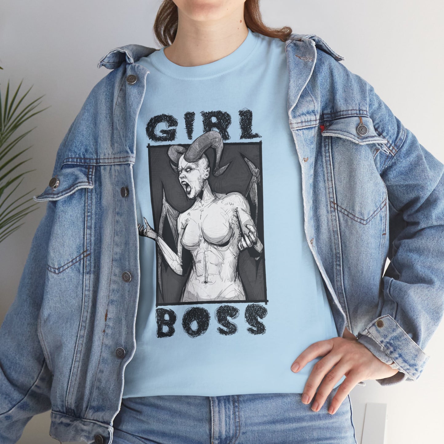 Girl Boss Unisex Heavy Cotton Tee