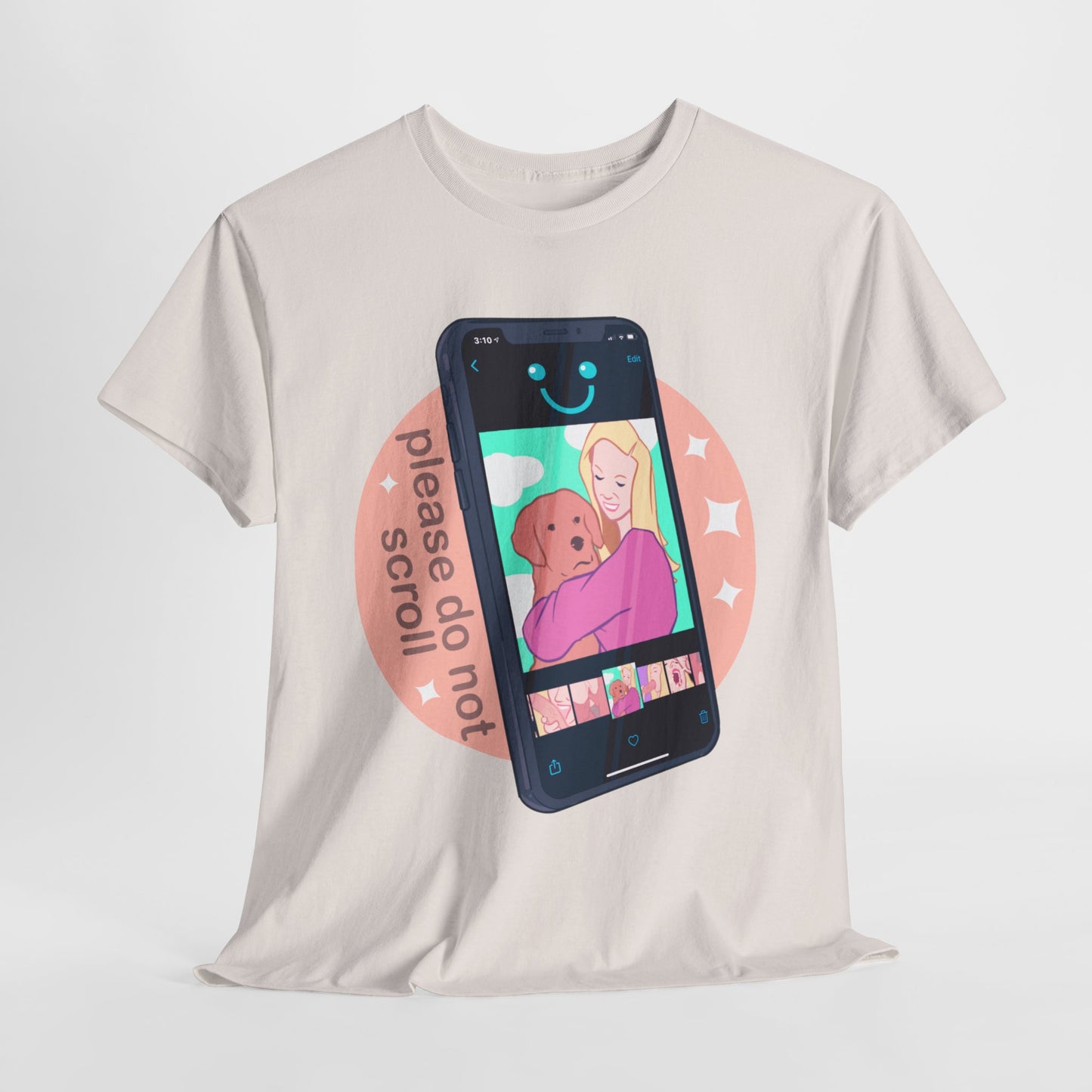 Don't Scroll Unisex Heavy Cotton Tee