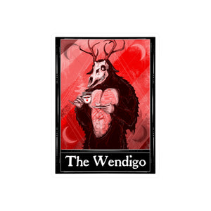 Wendigo Tarot Kiss-Cut Vinyl Decal