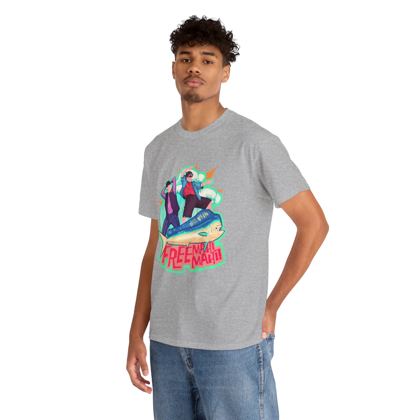 Free Mahi Mahi Unisex Heavy Cotton Tee