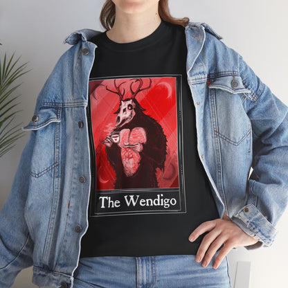 The Wendigo Tarot  (Front & Back Print) Unisex Heavy Cotton Tee