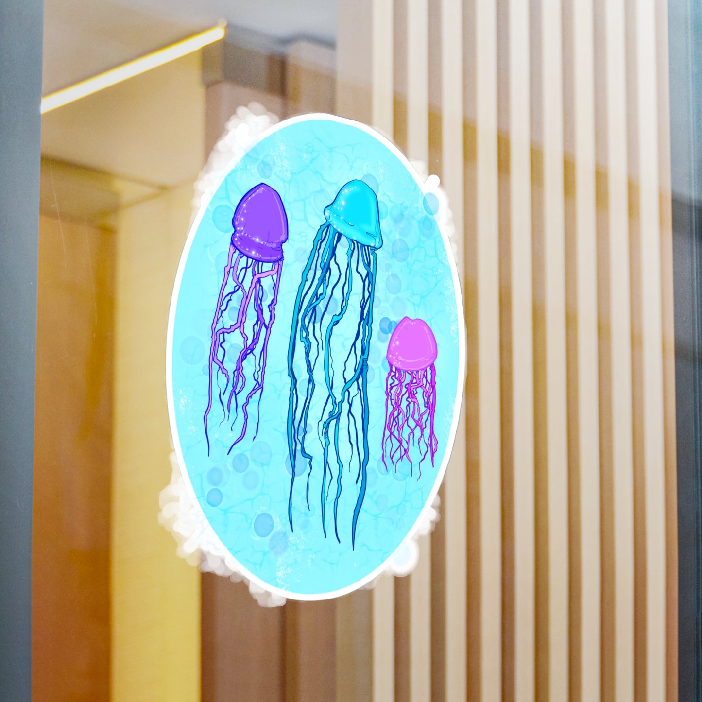 Jellyfish Varieties Kiss-Cut Vinyl Decal