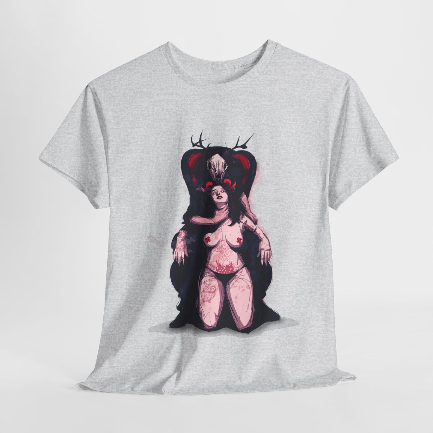 Deer Daddy Series 7: Daddy v Demoni  Unisex Heavy Cotton Tee
