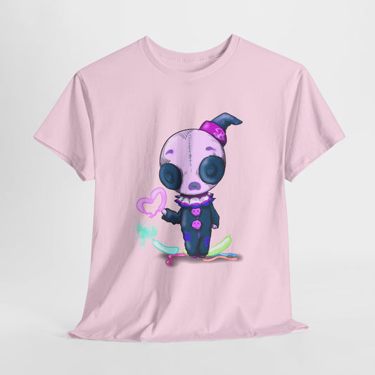 Buttons The Clown Balloons Unisex Heavy Cotton Tee