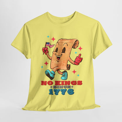 No Kings Since 1776 Unisex Heavy Cotton Tee