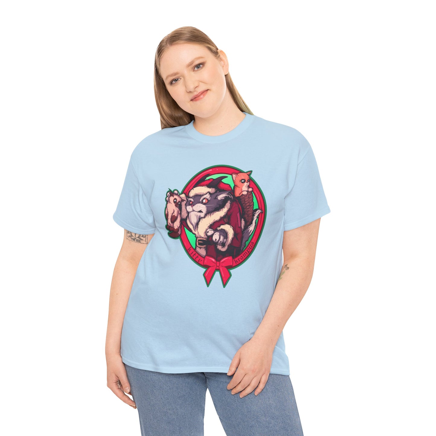 Kitty Krampus Unisex Heavy Cotton Tee