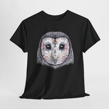 Sugar Skull Owl Unisex Heavy Cotton Tee