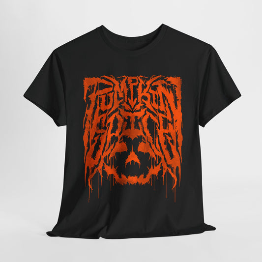Pumpkin Spice Metal Unisex Heavy Cotton Tee
