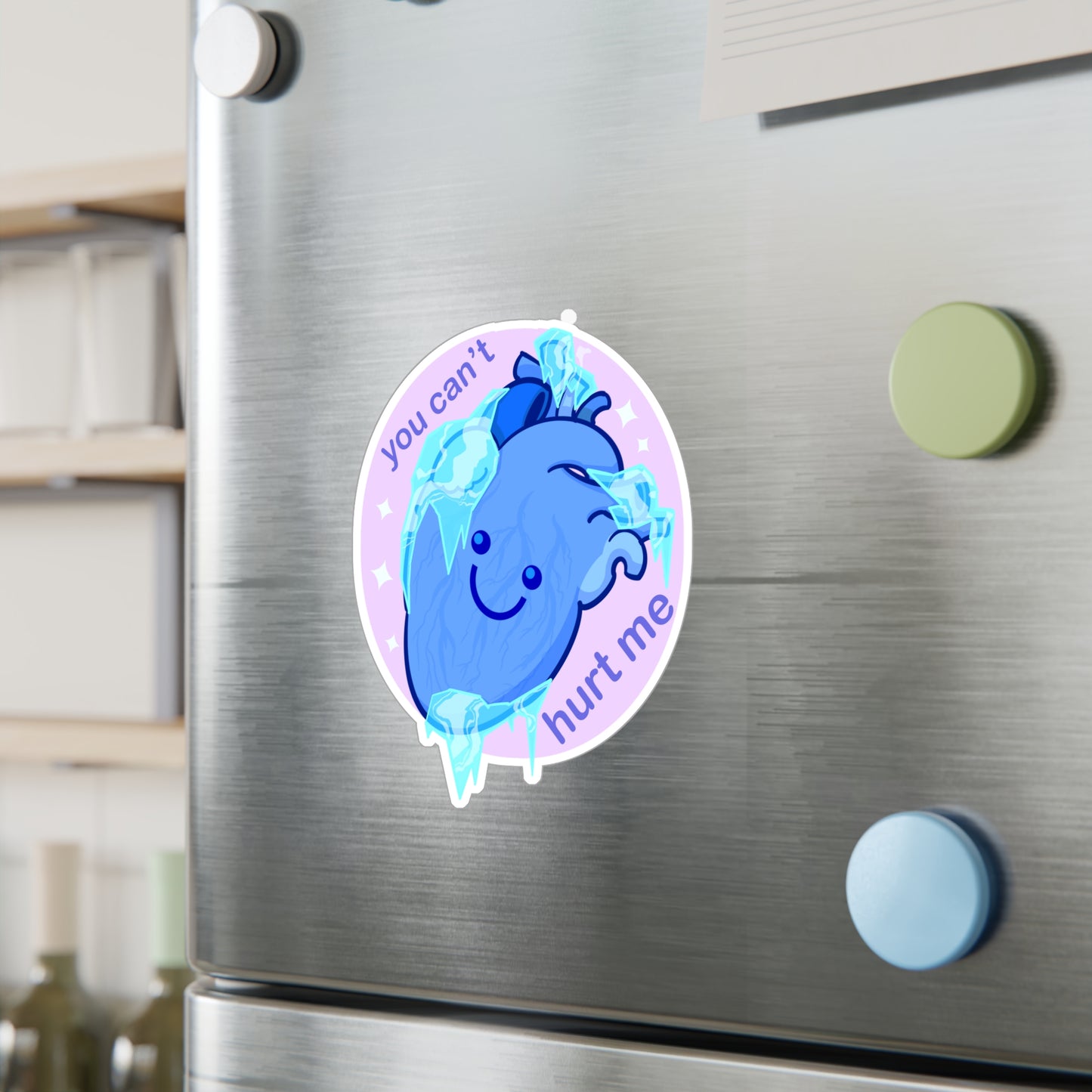 Cold Hearted Kiss-Cut Vinyl Decal