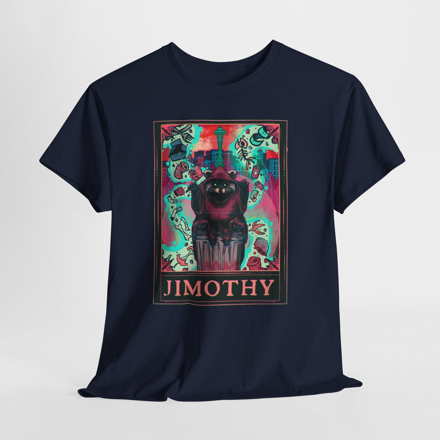 Trash Wizard Jimothy Tarot Unisex Heavy Cotton Tee